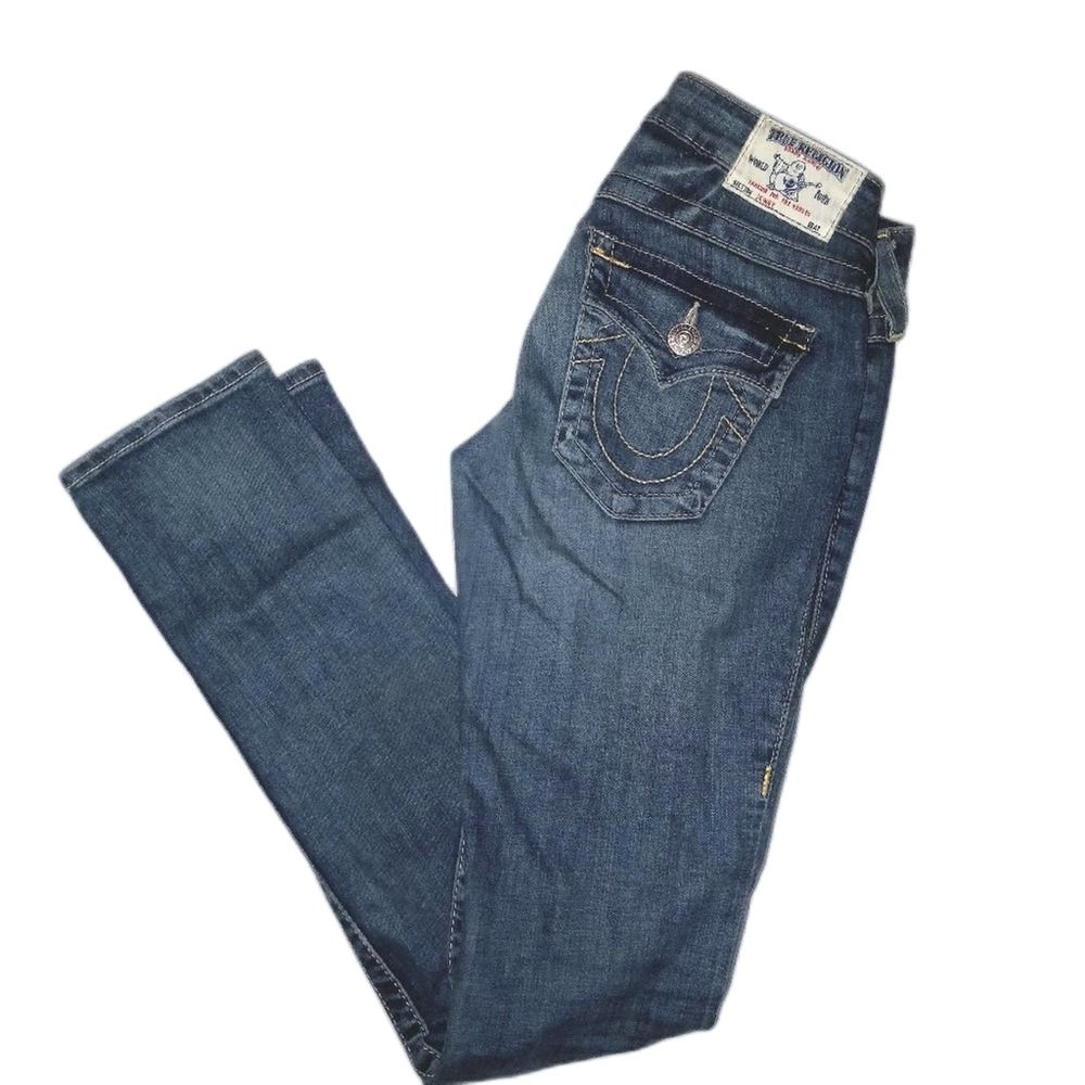 True Religion  Womens 25 Skinny Denim‎ Slim Jeans